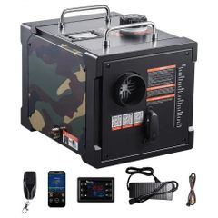 5-8KW, DC 12V/24V, All in One Portable Diesel Air Heater with Bluetooth APP Control, Remote Control and LCD Screen, 7 L Fuel Tank for Trucks, Vans, RVs, Campers, and Garages