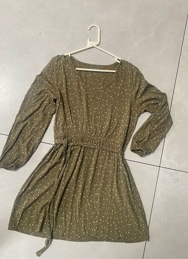 Midi Khaki dress