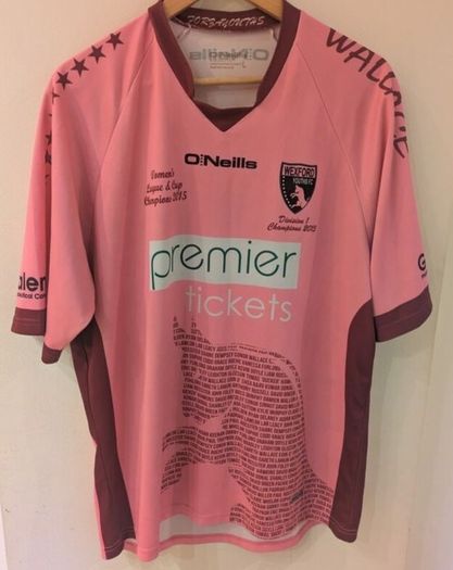 Wexford Youths 2016 Home Pink Jersey Shirt O'Neills League of Ireland