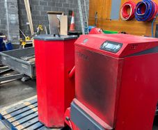 Telka wood pellet boiler