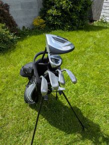 7 golf clubs and stand bag package set