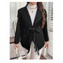 BNWT Black Leather Look Jacket size 20 Image 3