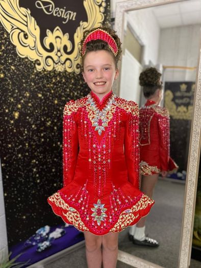 Irish dancing dress