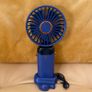 Portable LED Digital Display Handheld Fan (Blue) 5 Speed Image 2