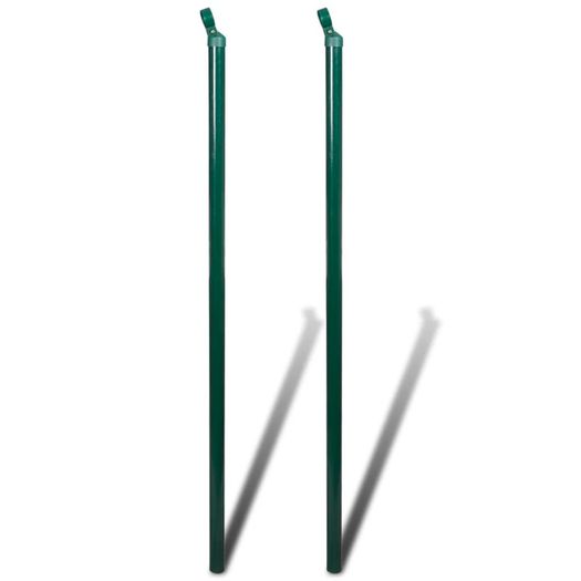 Chain Link Fence with Posts Spike Steel 1,0x25 m