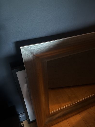 large heavy mirror