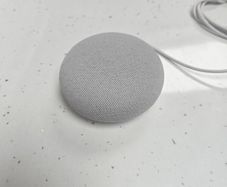 Google Home Mini (1st gen), chalk/grey