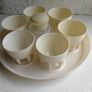 vintage egg cup set Image 7