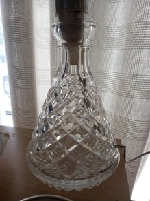 Waterford Crystal lamp base
