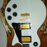 Wood wall art - unique handcrafted guitar Image 6