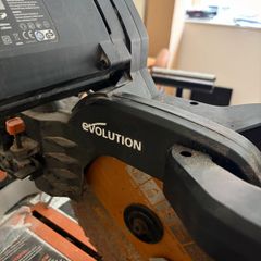 Evolution R255SMS-DB 255mm Electric Double-Bevel Sliding Mitre Saw 230V