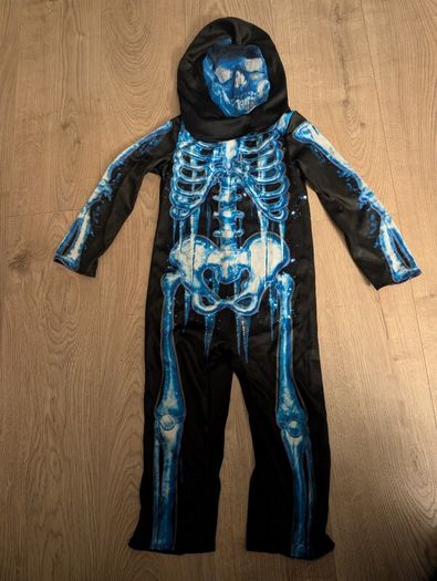 Halloween skeleton costume for 3-4yr old