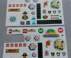 Lego Club UK Sticker Sheet 1993