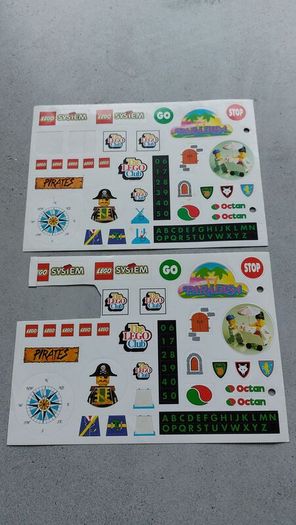 Lego Club UK Sticker Sheet 1993