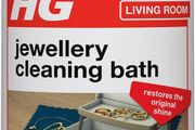 Jewellery Cleaning Bath, For Gold &amp; Silver Fine Dress Jewellery, Gentle Easy To Use Cleaner Kit Restores Shine &amp; Sparkle (300ml) - 437030106, White