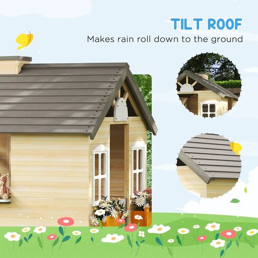 Wooden Kids Playhouse