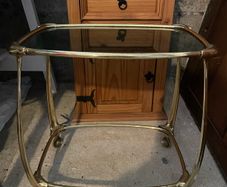 Brass coffee table