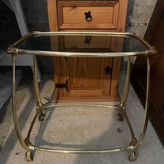 Brass coffee table