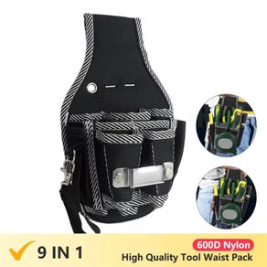 Tool Holders Insert Sheath Repair Waist Bag Electrician Simple Pocket Waist Hanging Tool Bag Portable Drill Holder Holst Pouch