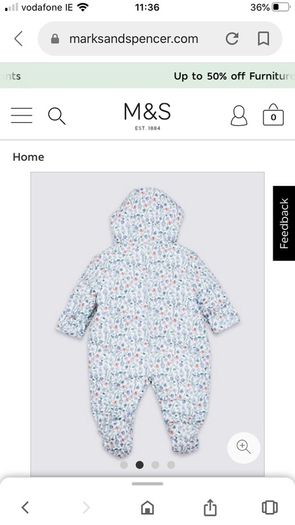 M&S snowsuit brand new