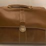 Stylish French Lancel Leather Briefcase Women's Bag Image 9
