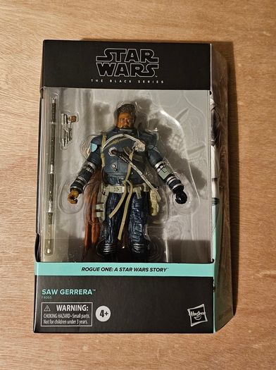 Star Wars Saw Gerrera Deluxe Edition 6" Scale Black Series New & Unopened