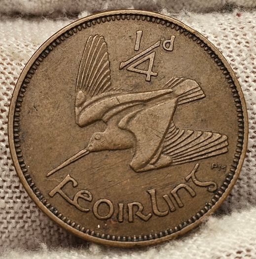 Great Britain 1937 Farthing 1/4d Coin