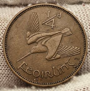 Great Britain 1937 Farthing 1/4d Coin