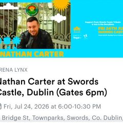 2 Nathan Carter Tickets Swords Castle 24th July