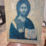 Vintage Large Christ the Teacher Saviour Icon Image 2