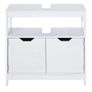 Bathroom Under Sink Cabinet Anti-toppling Storage Shelf Double Doors (FREE SHIPPING) Image 6