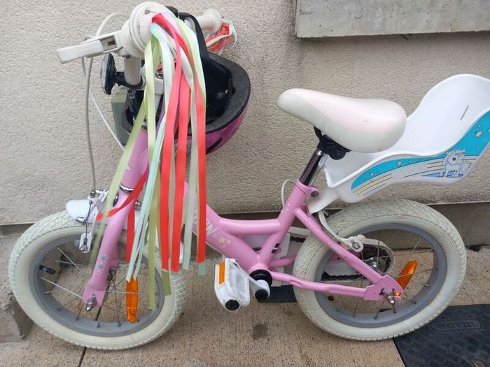 Kids unicorn bike size 14 inch wheels