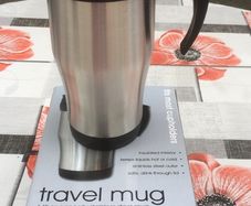 New in Box Stainless Steel Travel Mug