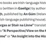 Leargas Ar Stair Na Linne Irish Books Image 4