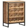 Wine Cabinet 62x33x78.5 cm Rough Mango Wood Image 9