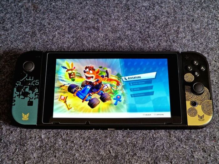 Modded Nintendo Switch V2 Zelda Edition Perfect Condition