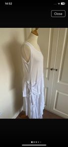 Lauren Vidal white summer dress size 16