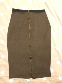 River Island skirt with zip detail