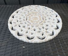 Small Circular Wooden wall art panels