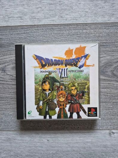 Sony Playstation Japanese Japan import Dragon Quest VII 2-disc