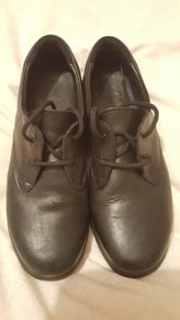 Ladies black safety shoes size 7
