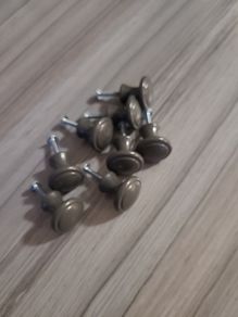 8 Grey Drawer Knobs