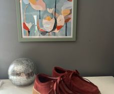 Clarks tornhill burgundy