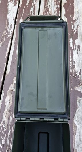 Military Metal Ammo Box / Can (Excellent storage)