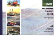 1991 Ireland Maritime Fishing Fleet Stamp Booklet Mint Never Hinged (MNH). Hibernian HB38. Ad shows photos of panes included