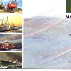 1991 Ireland Maritime Fishing Fleet Stamp Booklet Mint Never Hinged (MNH). Hibernian HB38. Ad shows photos of panes included