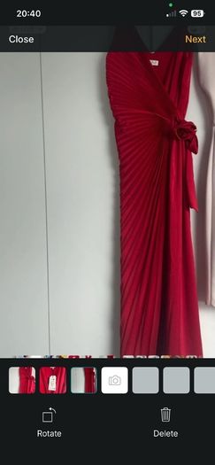 red dress maxi