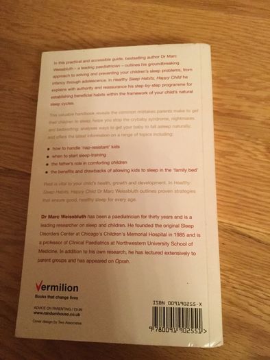 Healthy Sleep Habits,Happy Child....Book