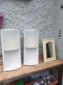 Bathroom wall caddys storage