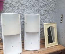 Bathroom wall caddys storage